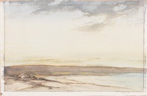 Errait, Coast of Mull (ceruza és akvarell (mosás) papíron (kártyára ragasztva))